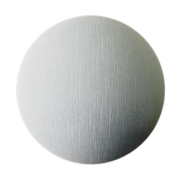 High-resolution PBR white plaster texture for 3D modeling in Blender, with a detailed lined surface.