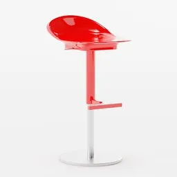 Metal bar stool A