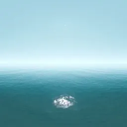 Sky Blue Open Water