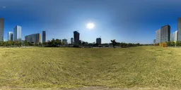 Under the bright sunshine