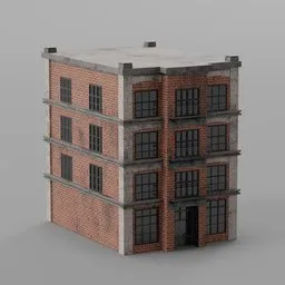 Industrial brick Building
