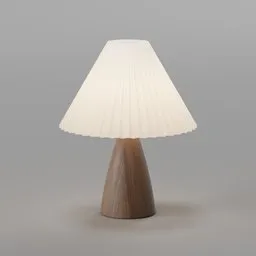 Wood-grain inspired lamp base