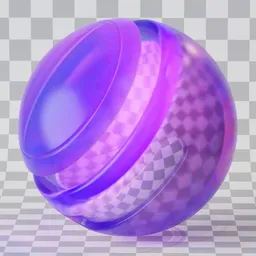 Pink Frosted Glass