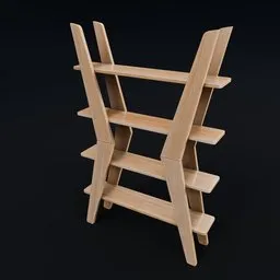 Wooden Display Shelf