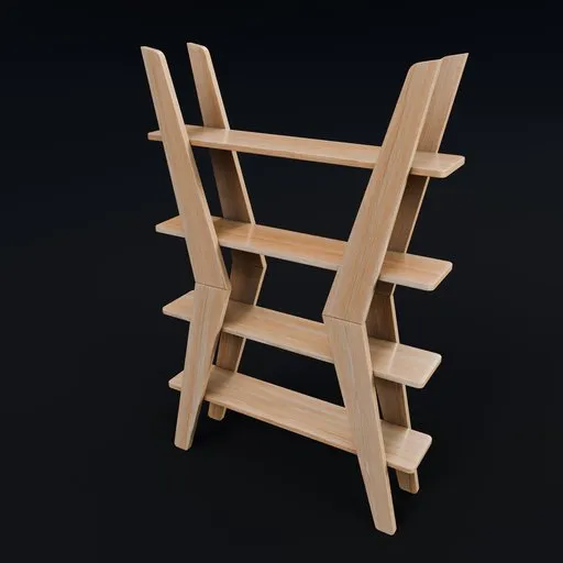 Wooden Display Shelf