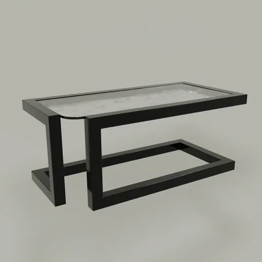 Modern Steel Center Table
