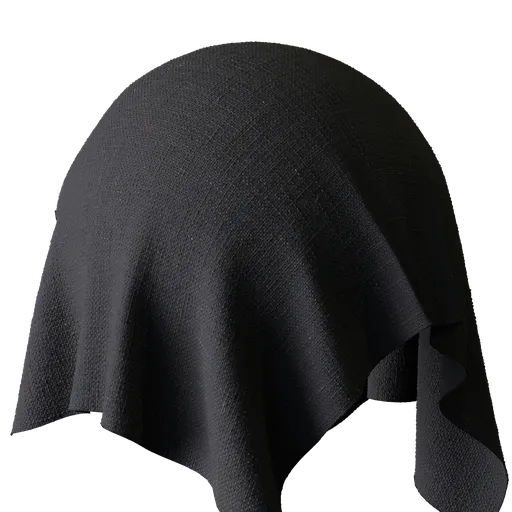 Black Linen Fabric