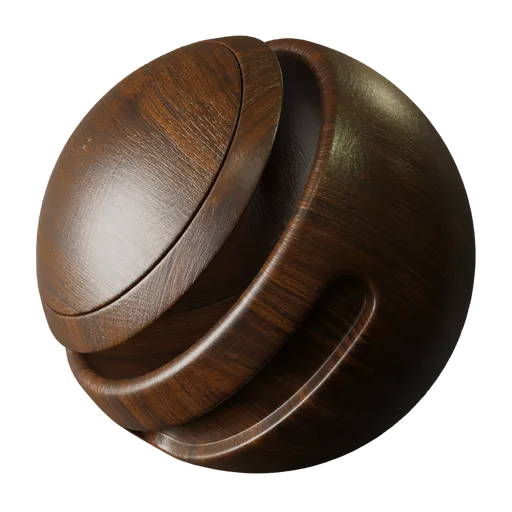 Rich Walnut Flow Grain