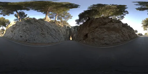 Road Around The Light Mountain