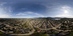 City Day Sunny Cloudy Sky