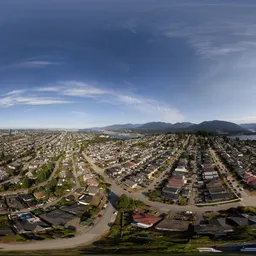 City Day Sunny Cloudy Sky