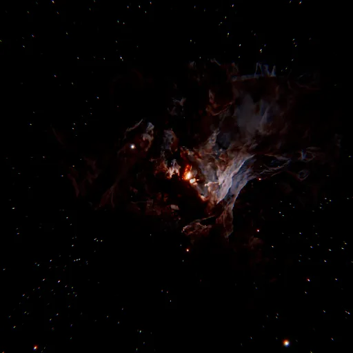 Volumetric Dark Nebula Protostar