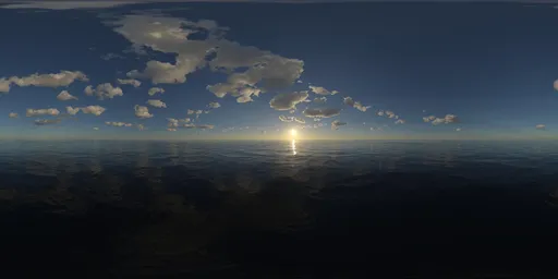 Sunset yellow cloud
