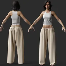 Loungewear Female Character