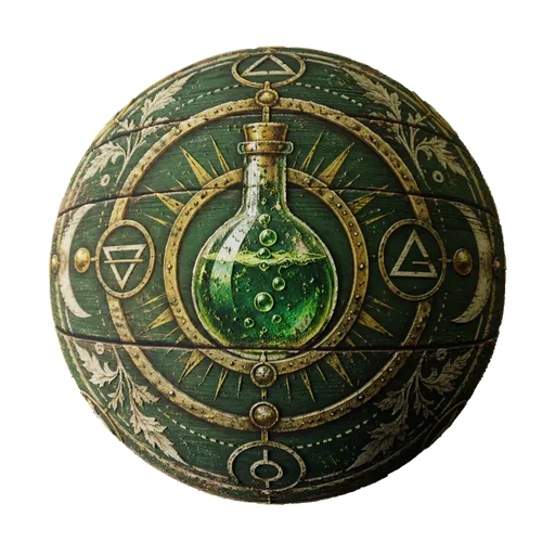 Alchemist Arcane Wooden Chest