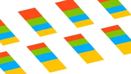 Stacked Color Bar Grid