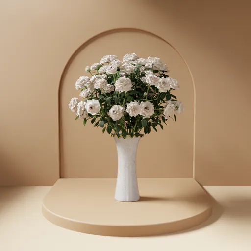 Hite Rose Bouquet