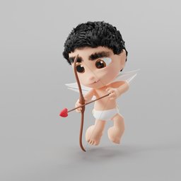 Cupid Character Rigged