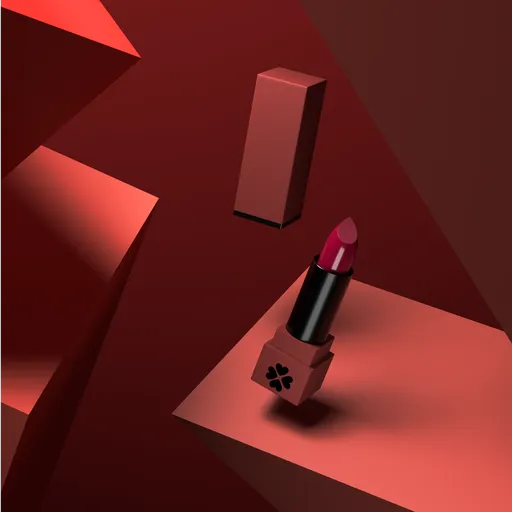 Cosmetics lipstick on podium