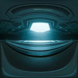 Cinematic scifi Studio HDRI Lighting