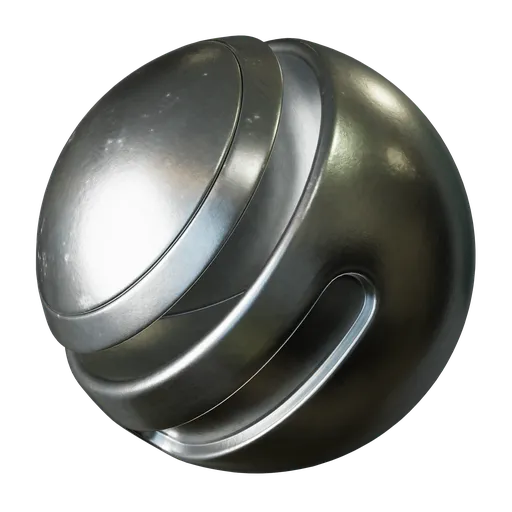 Polished Silver Metal