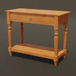Classic Side Table with Drawer