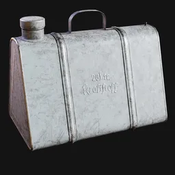 WW2 Triangular 20L German Can Painted