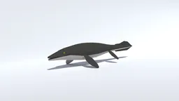 Low Poly Tylosaurus