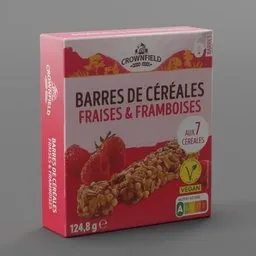 Barres Cereales Fraises Framboises