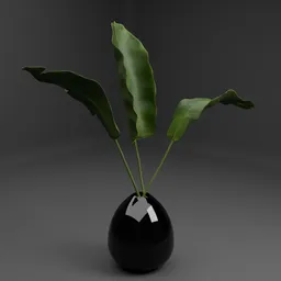 Banana Leaf Vase