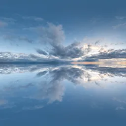 Infinite Real Sky - Cloudy Sunset