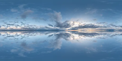 Infinite Real Sky - Cloudy Sunset