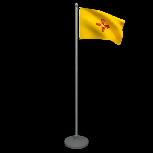 Animated Flag of New Mexico State