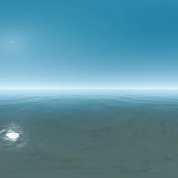 Sky Horizon Pure Blue
