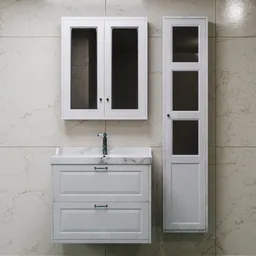 Washbasin cabinet with drawers