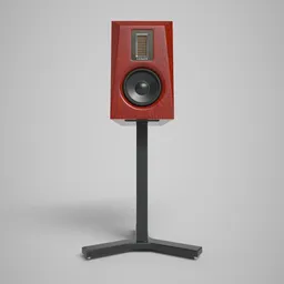 Hi-Fi Monitor Red Wood