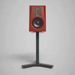 Hi-Fi Monitor Red Wood