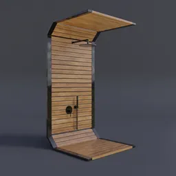 Modern Luxury Wooden Outdoor Shower