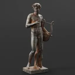 statue of Iron apollo by CV