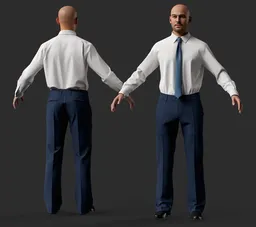 Business, Office Male Character