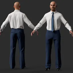 Business, Office Male Character