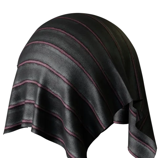 Stripe Purple Velvet