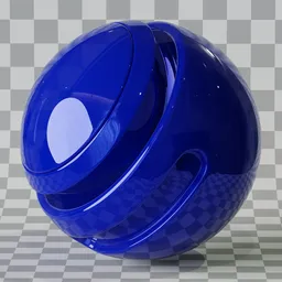 AR3DMat PBR Blue Glass