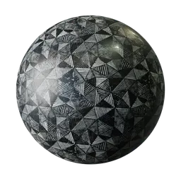 Wallpaper - Black triangles geometry