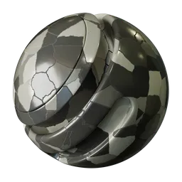 Procedural Voronoi texture PBR shader for 3D materials, single-node, seamless tiling.