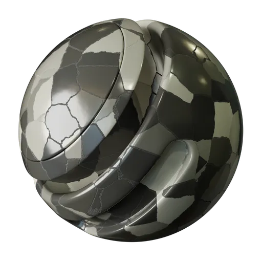 Procedural Voronoi texture PBR shader for 3D materials, single-node, seamless tiling.
