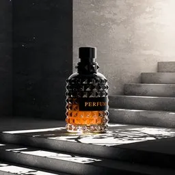 Luxury Perfume Product Visualization Scene