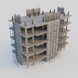 Unfinished Concrete Building