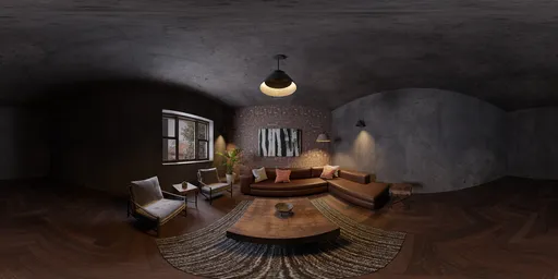 Industrial Loft Living Room