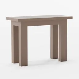 Entrance Table - LowPoly